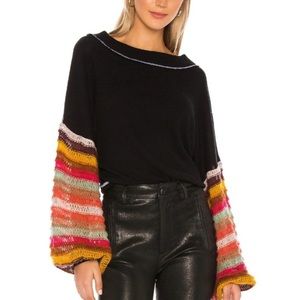 Free People Slouchy Bell Sleeve Sweater